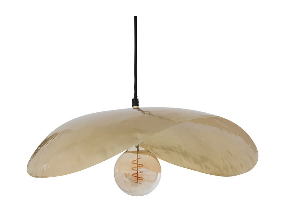Lampe Suspension en Métal "Arlo" 56cm Doré