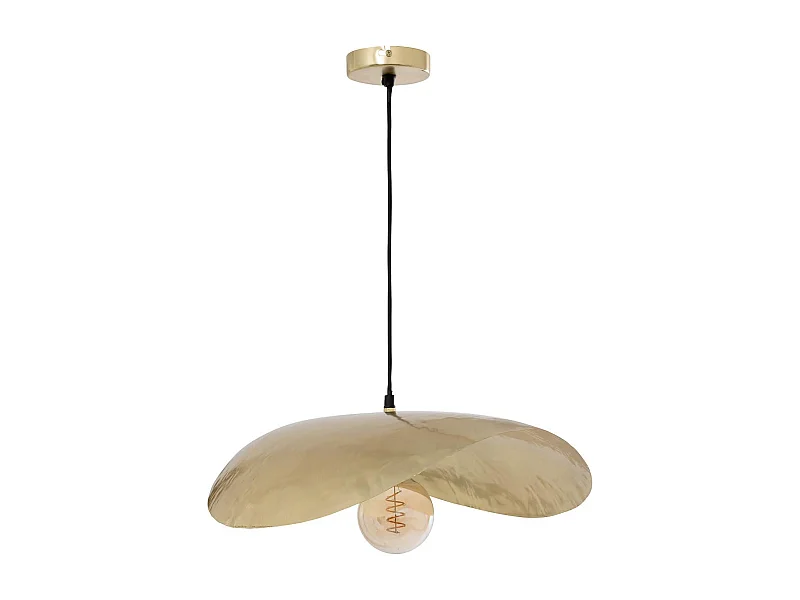 Lampe Suspension en Métal "Arlo" 56cm Doré