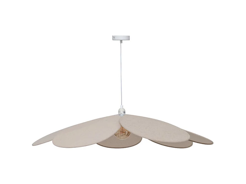 Lampe Suspension Pétale "Naya" 100cm Beige