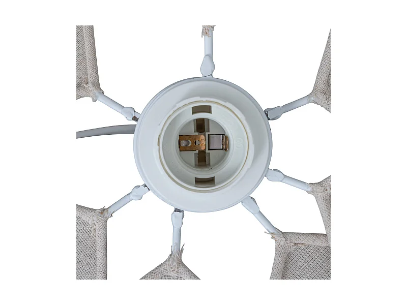 Lampe Suspension Pétale "Naya" 100cm Beige