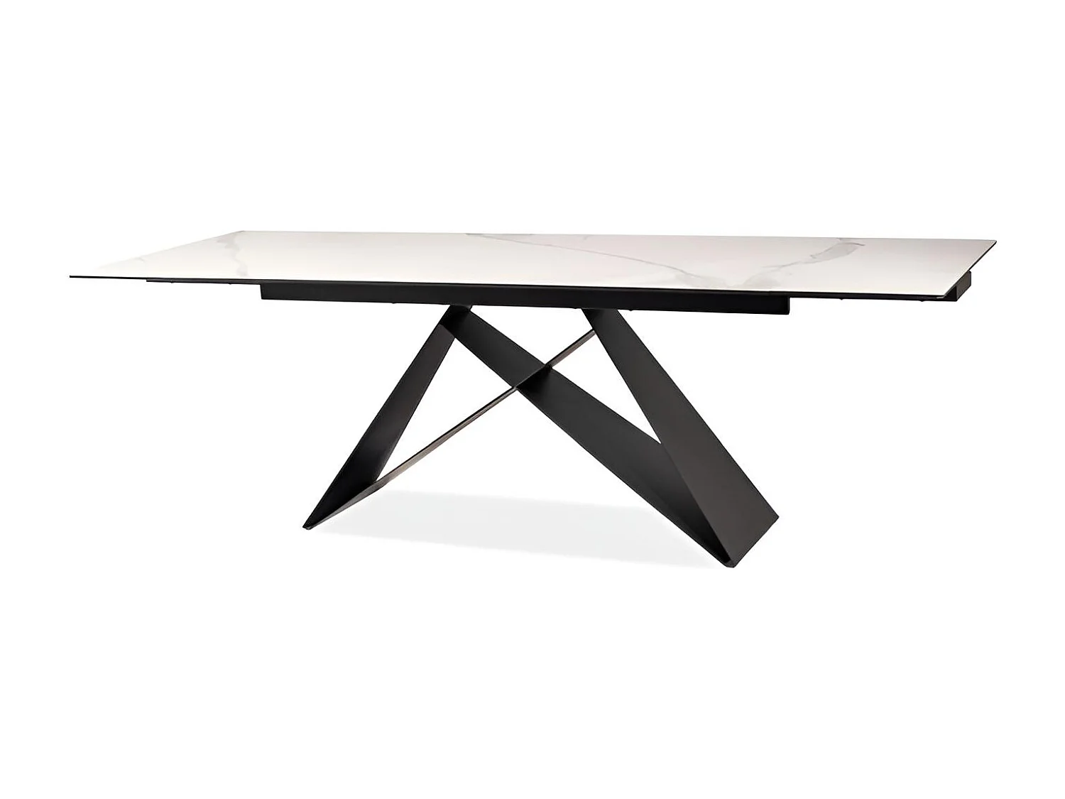 Table à manger  Westin Snow/Céramique/Blanc/90x240