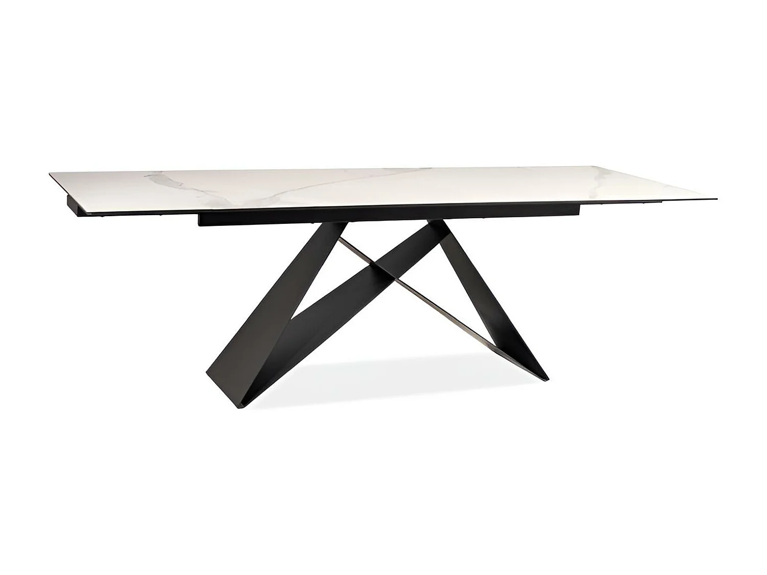 Table à manger  Westin Snow/Céramique/Blanc/90x240