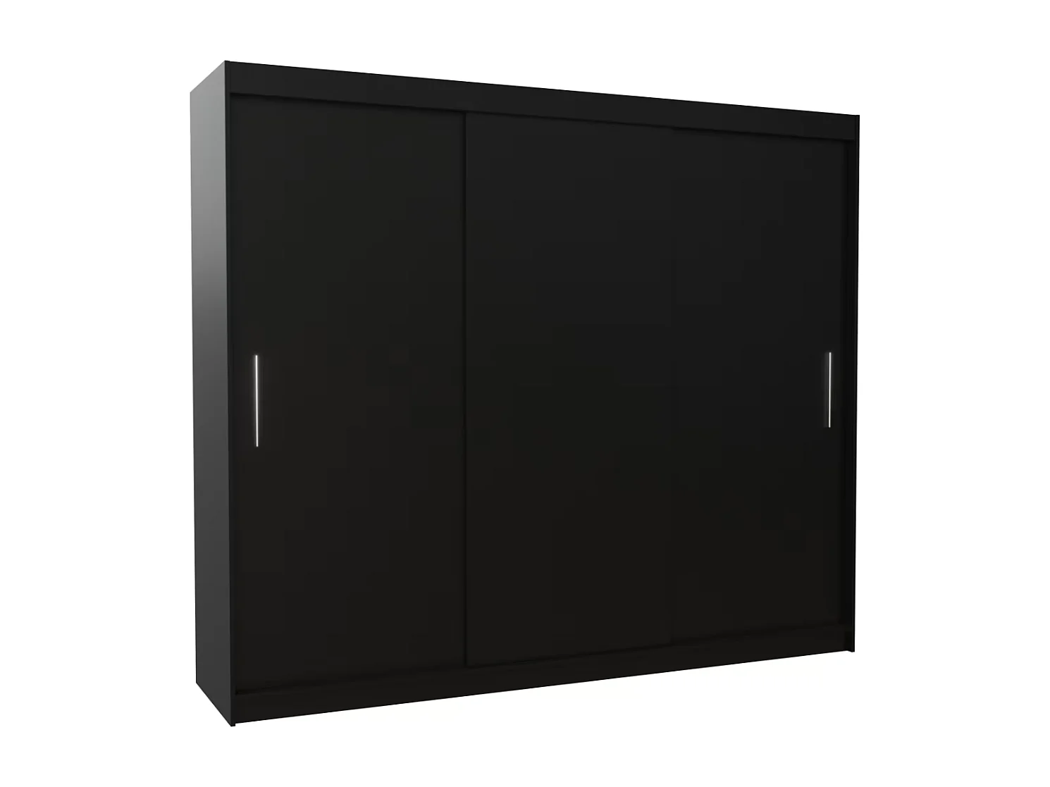 Armoire Bambe Lux (250cm)/portes coulissantes/miroir/LED/