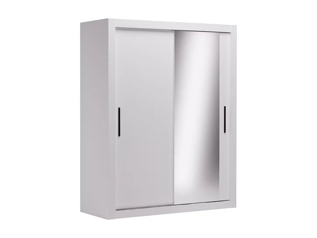 Kleiderschrank Rudi (160cm)/Schiebetüren/Braun