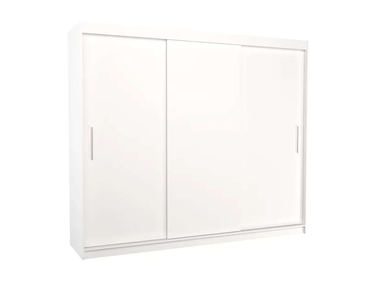 Armoire Bambe Lux (250cm)/portes coulissantes/miroir/LED/