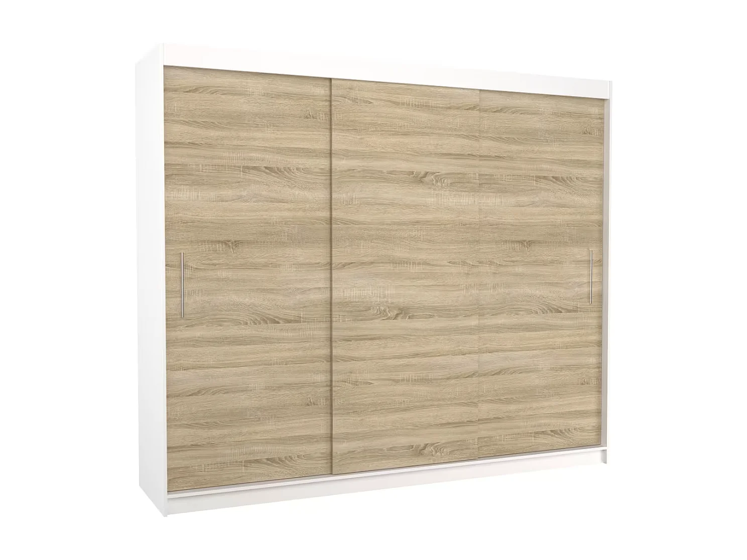 Armoire Bambe Lux (250cm)/portes coulissantes/miroir/LED/