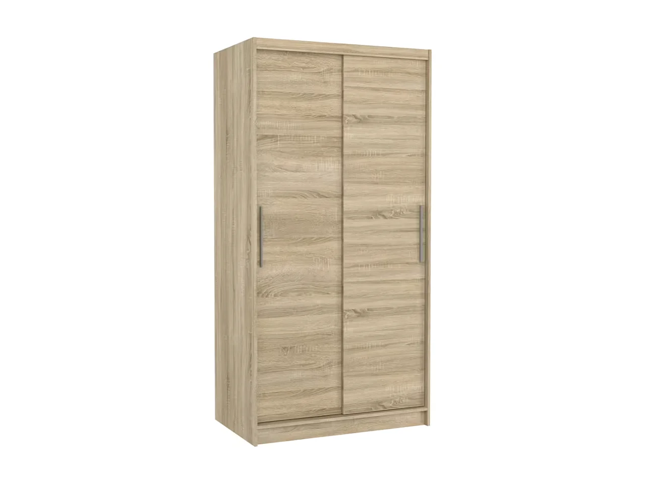 Armoire Ferran Lux (150cm)/portes coulissantes/miroir/LED/