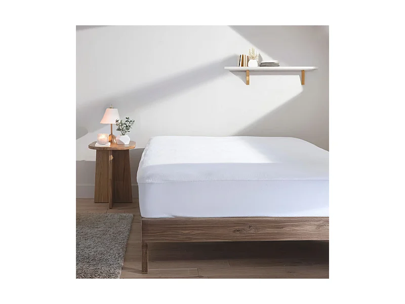Protège matelas 100% coton anti-acariens 200x200 - SOMEO