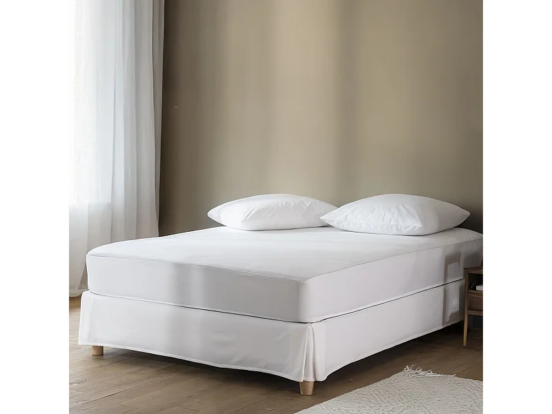 Pack protège matelas et protège oreillers 100% coton anti-acariens 120x190 - SOMEO