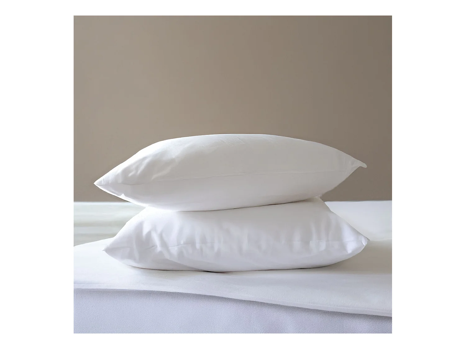 Pack protège matelas et protège oreillers 100% coton anti-acariens 120x200 - SOMEO