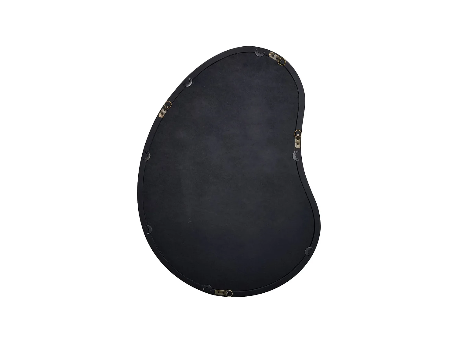 Specchio organico in legno di abete, 65cm, marrone