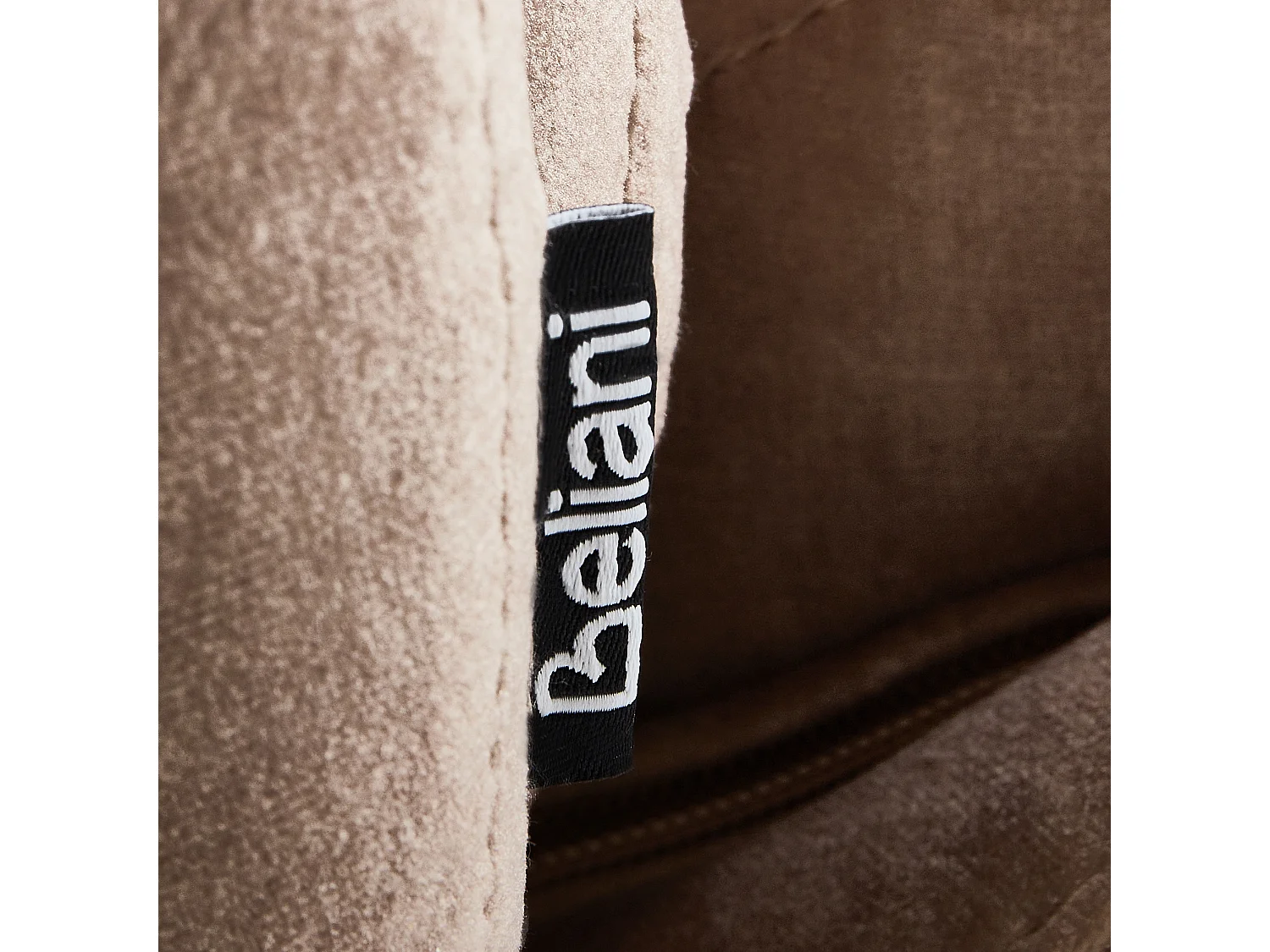 Fauteuil pivotant NOLVIK Velours Beige sable