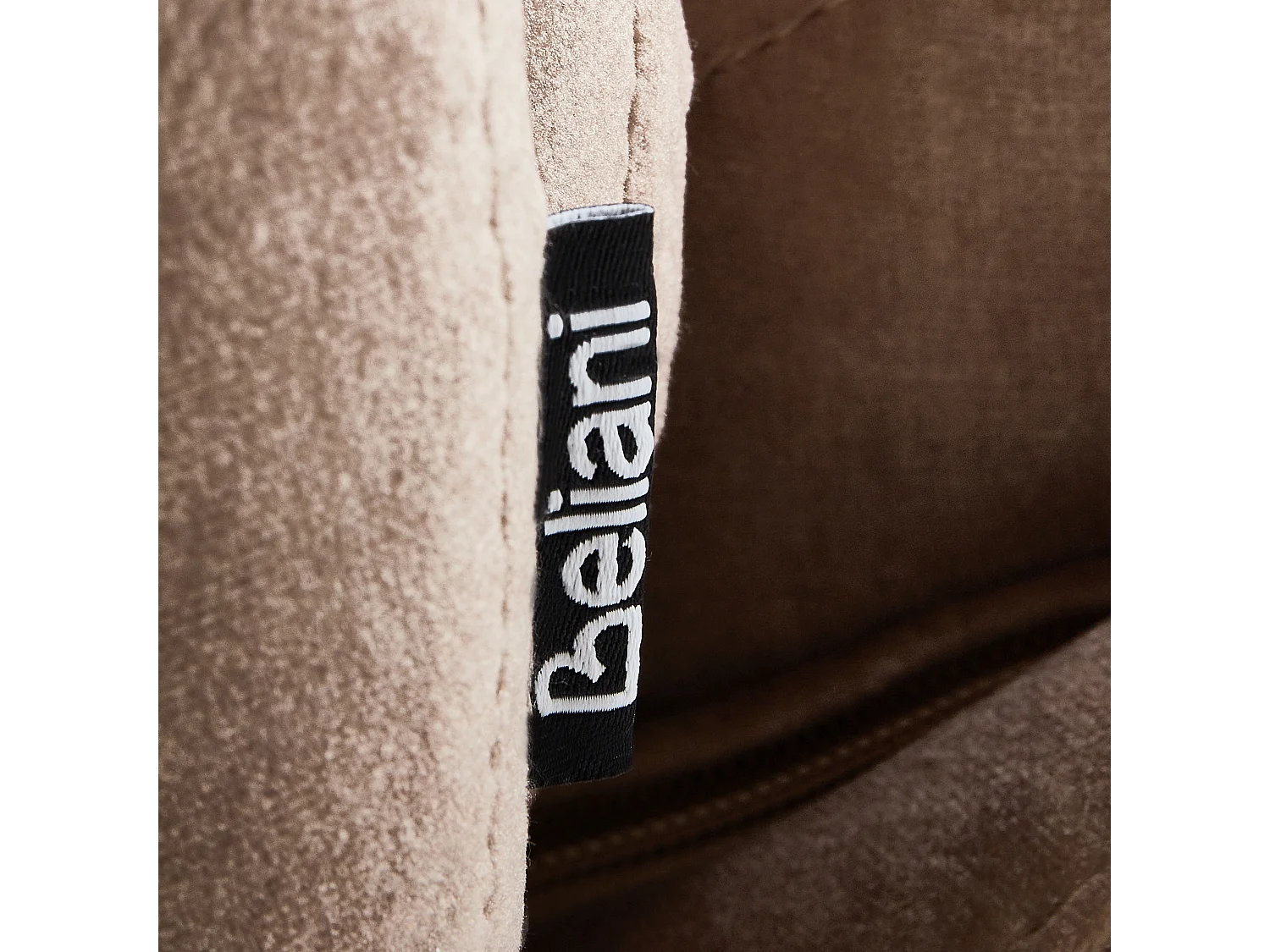 Fauteuil pivotant NOLVIK Velours Beige sable