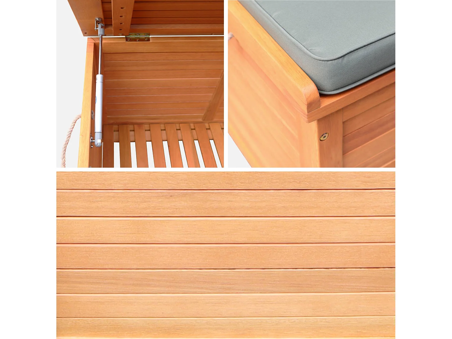 Baúl de madera de 200l madera