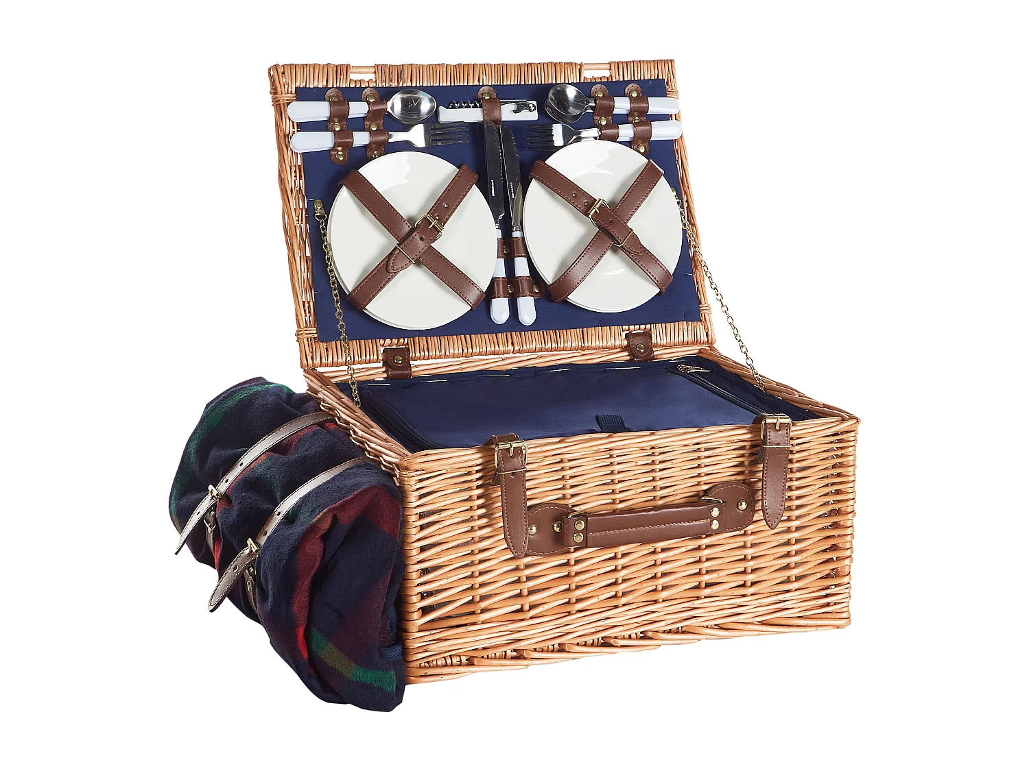 Picknickmand CREPES Hout Bruin