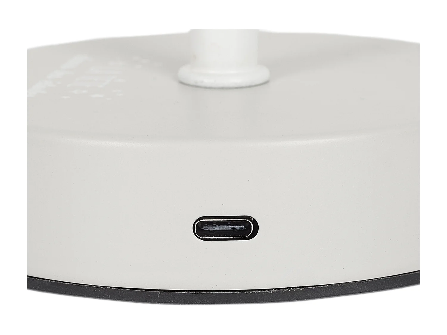 Lampe De Table Rechargeable Etoile Ajouree Gris Gris