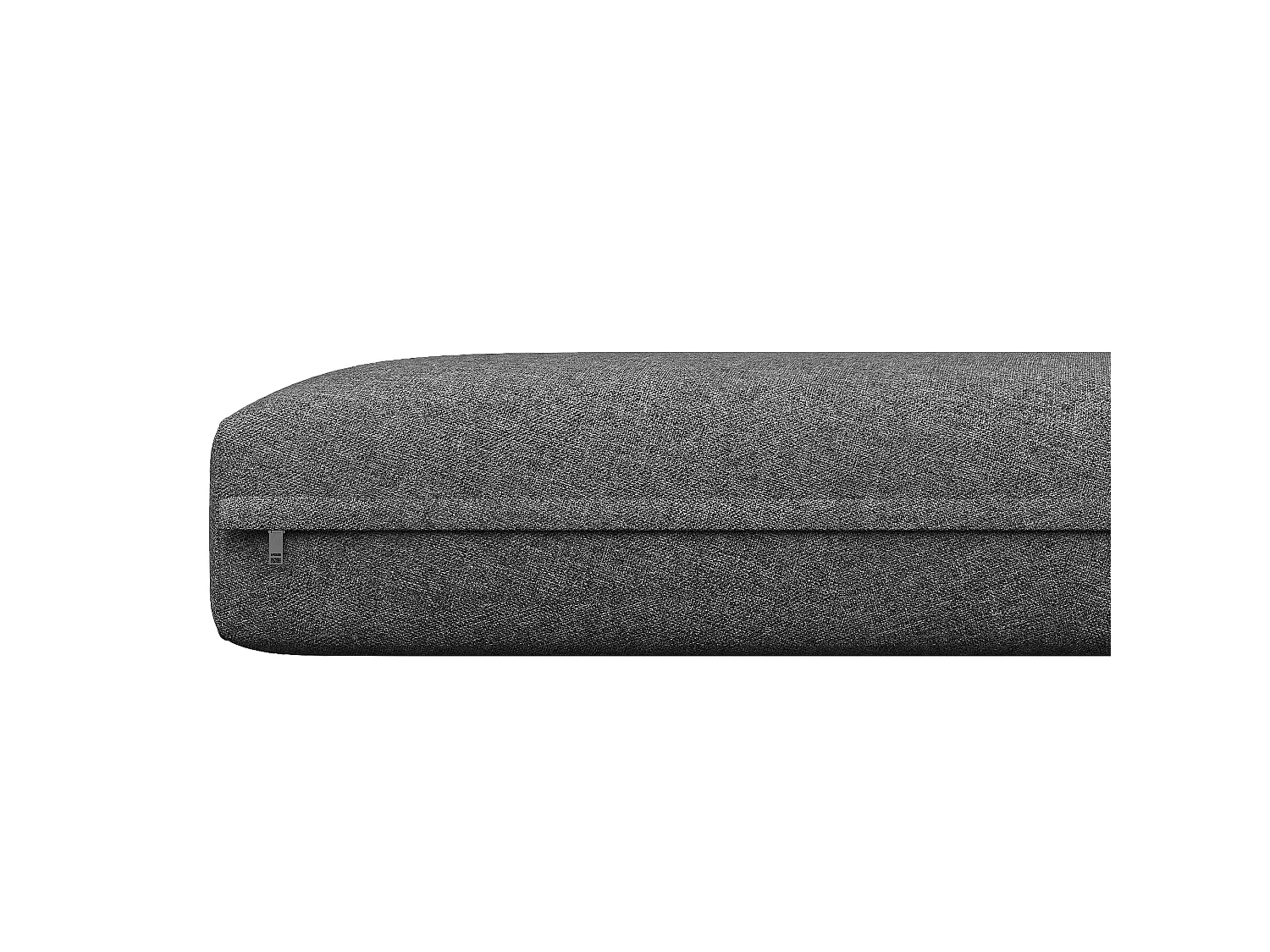 Modulair tuinmeubilair in gegalvaniseerd ijzer: 1 4-zitsbank + 1 2-zitsbank + 2 fauteuils + 1 salontafel - Grijs