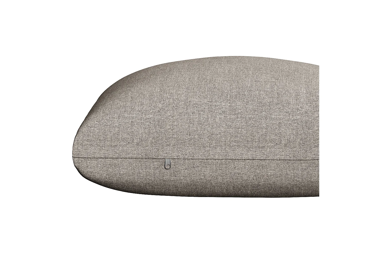 Salon de jardin modulable en fer galvanisé : 3 canapés 2 places + tables basses gigognes - Beige