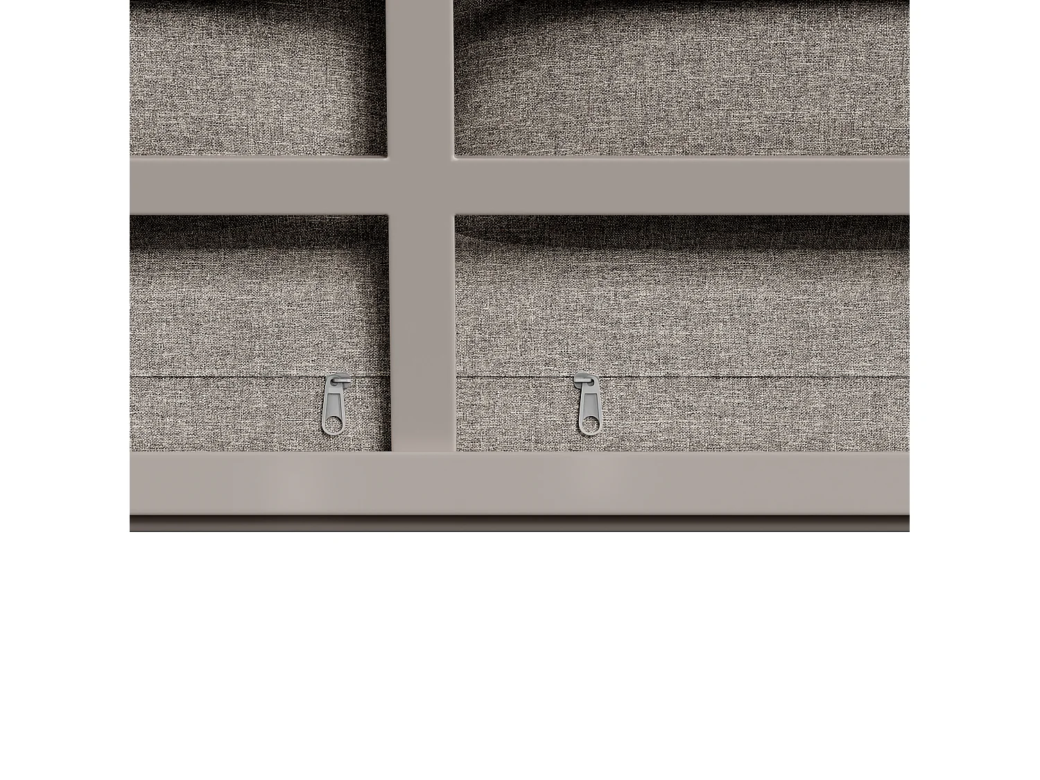 Salon de jardin modulable en fer galvanisé : 3 canapés 2 places + tables basses gigognes - Beige