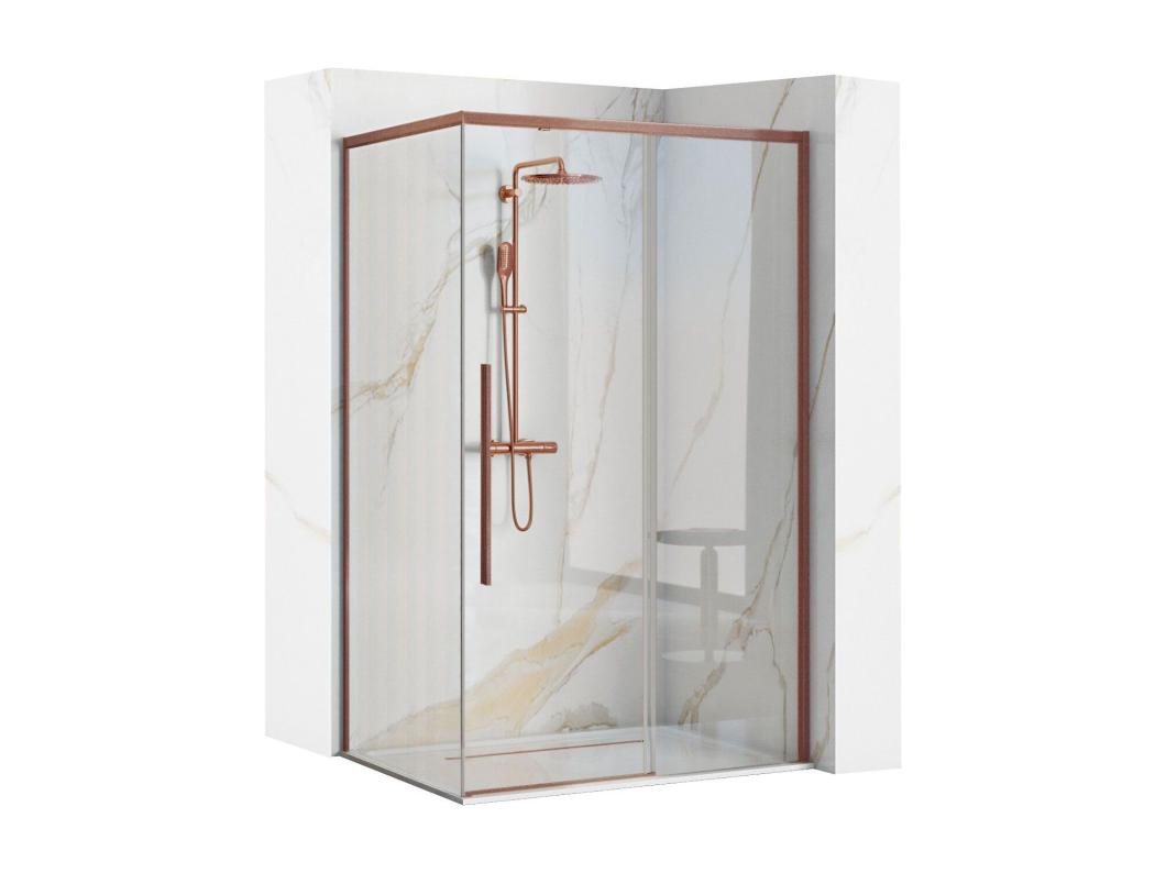 Douchecabine Rea Solar 90X120 Brush Copper