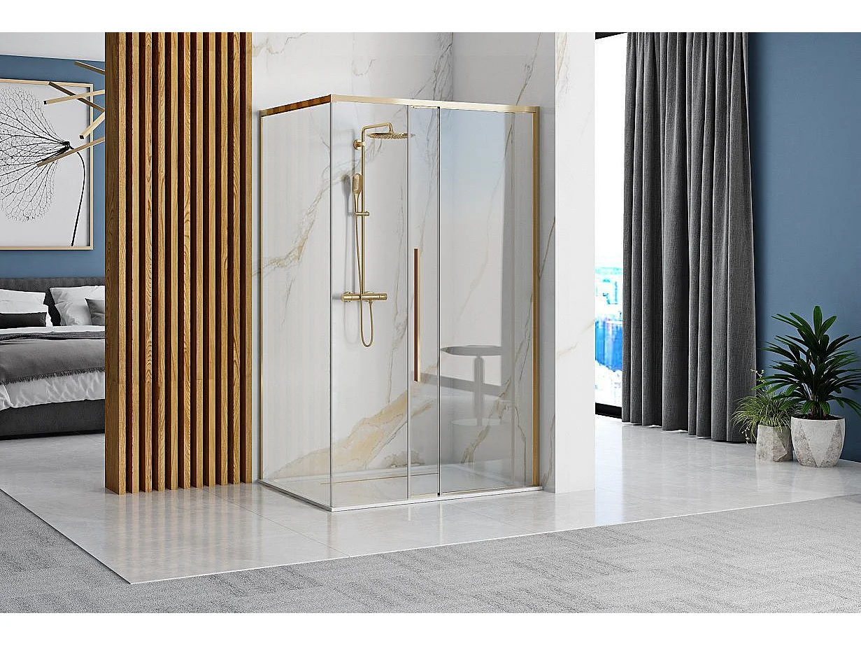 Douchecabine Rea Solar 90X90 Gold