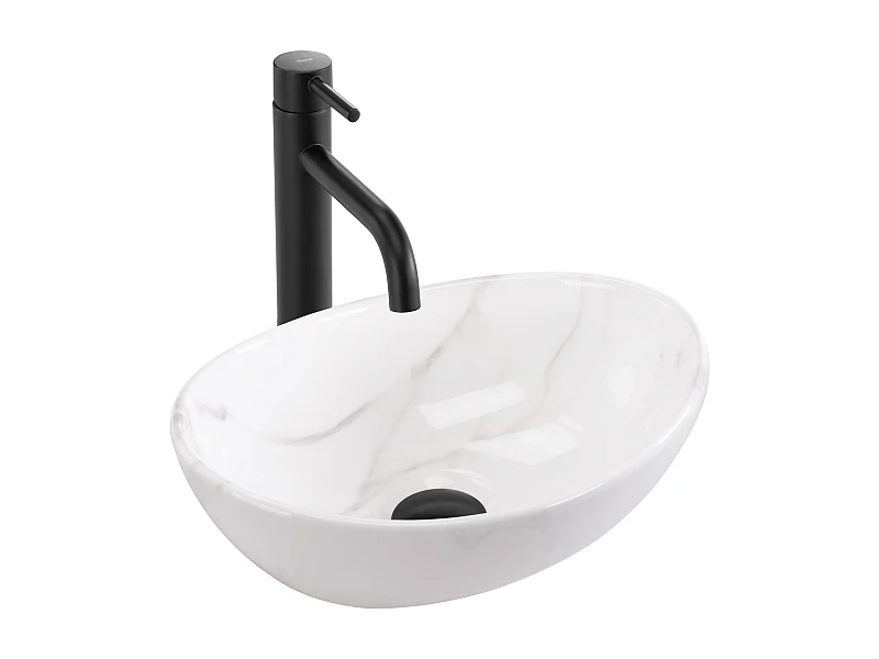 Opzetwastafel Rea Sofia Mini Cloudy Grey