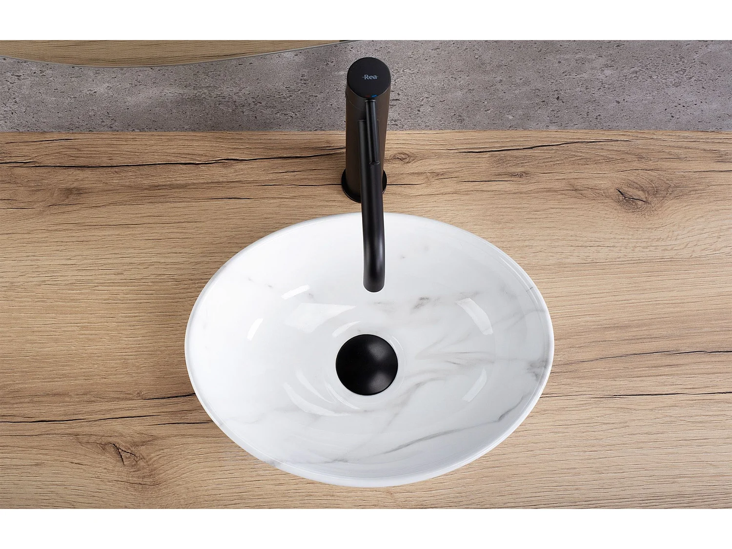 Opzetwastafel Rea Sofia Mini Cloudy Grey