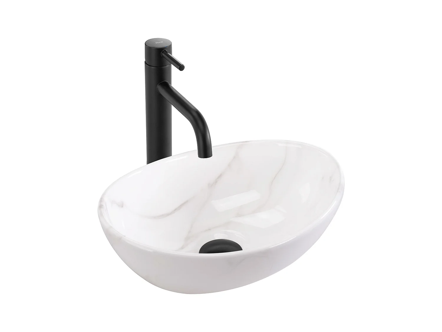 Aufsatzwaschbecken Rea Sofia Mini Cloudy Grey