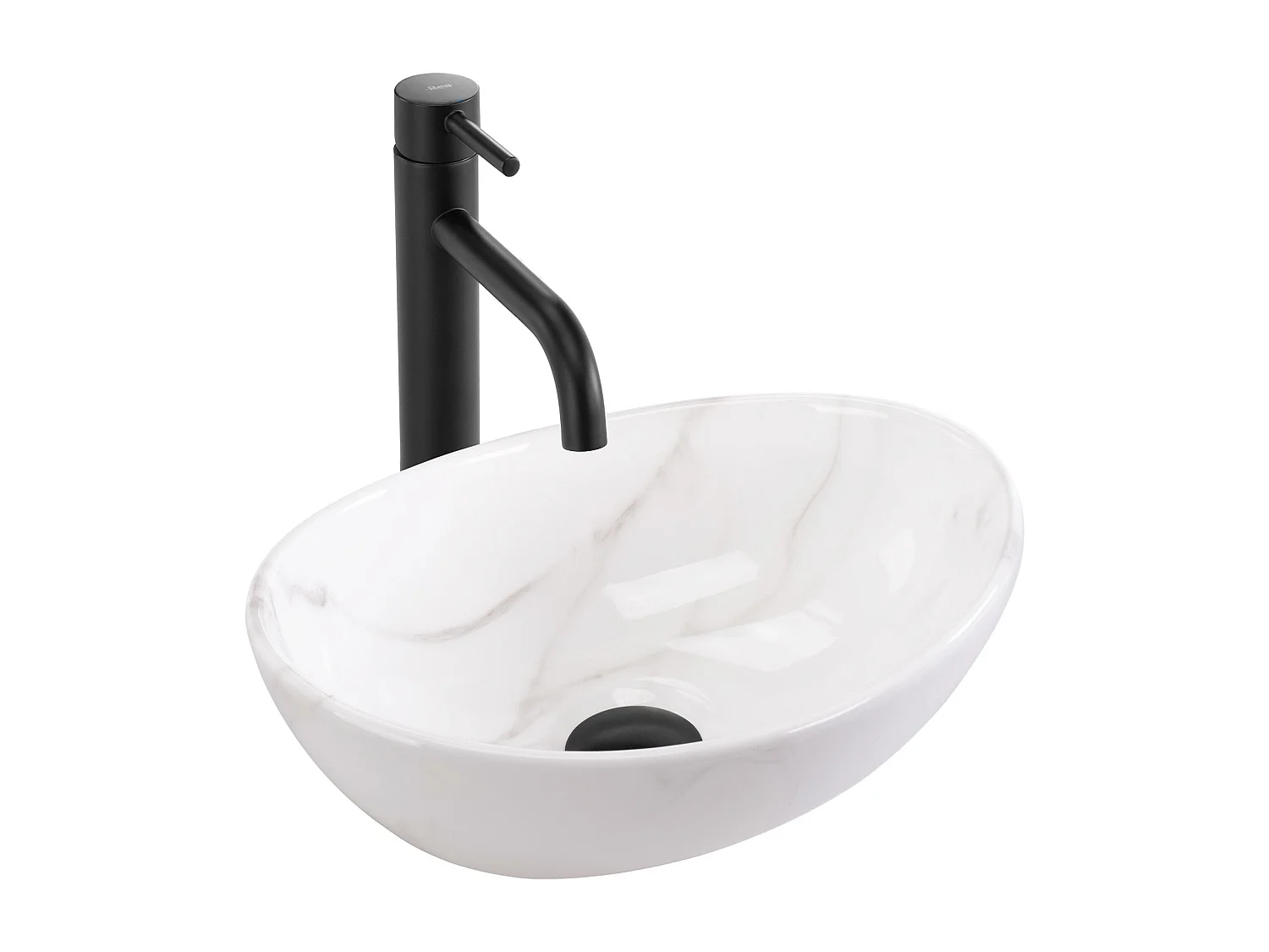 Opzetwastafel Rea Sofia Mini Cloudy Grey