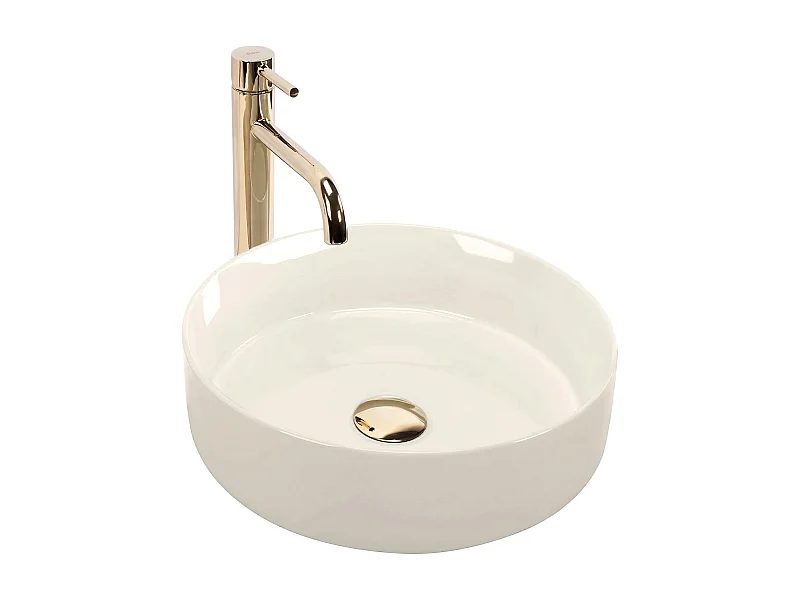 Opzetwastafel Rea Sami Shiny White