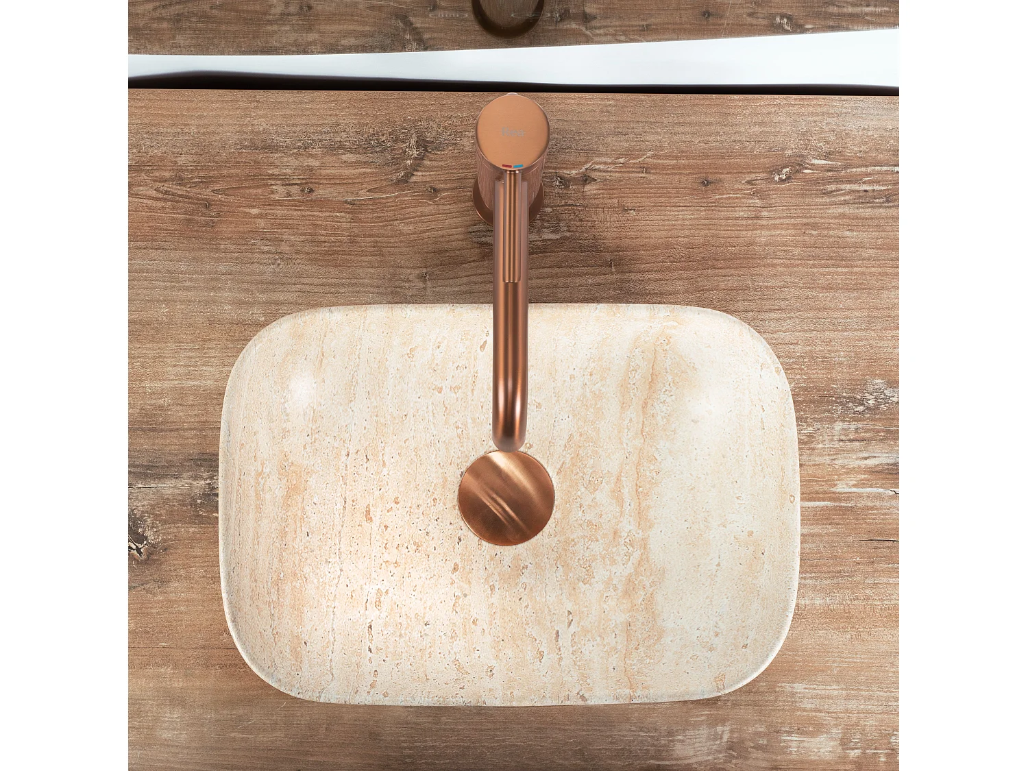 Opzetwastafel Rea Belinda Mini Beige