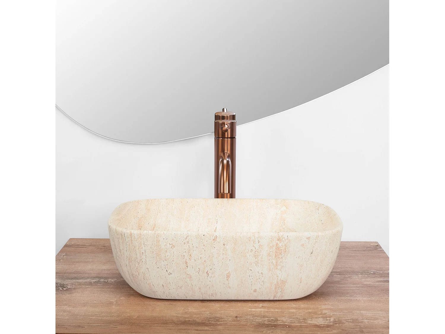 Opzetwastafel Rea Belinda Mini Beige