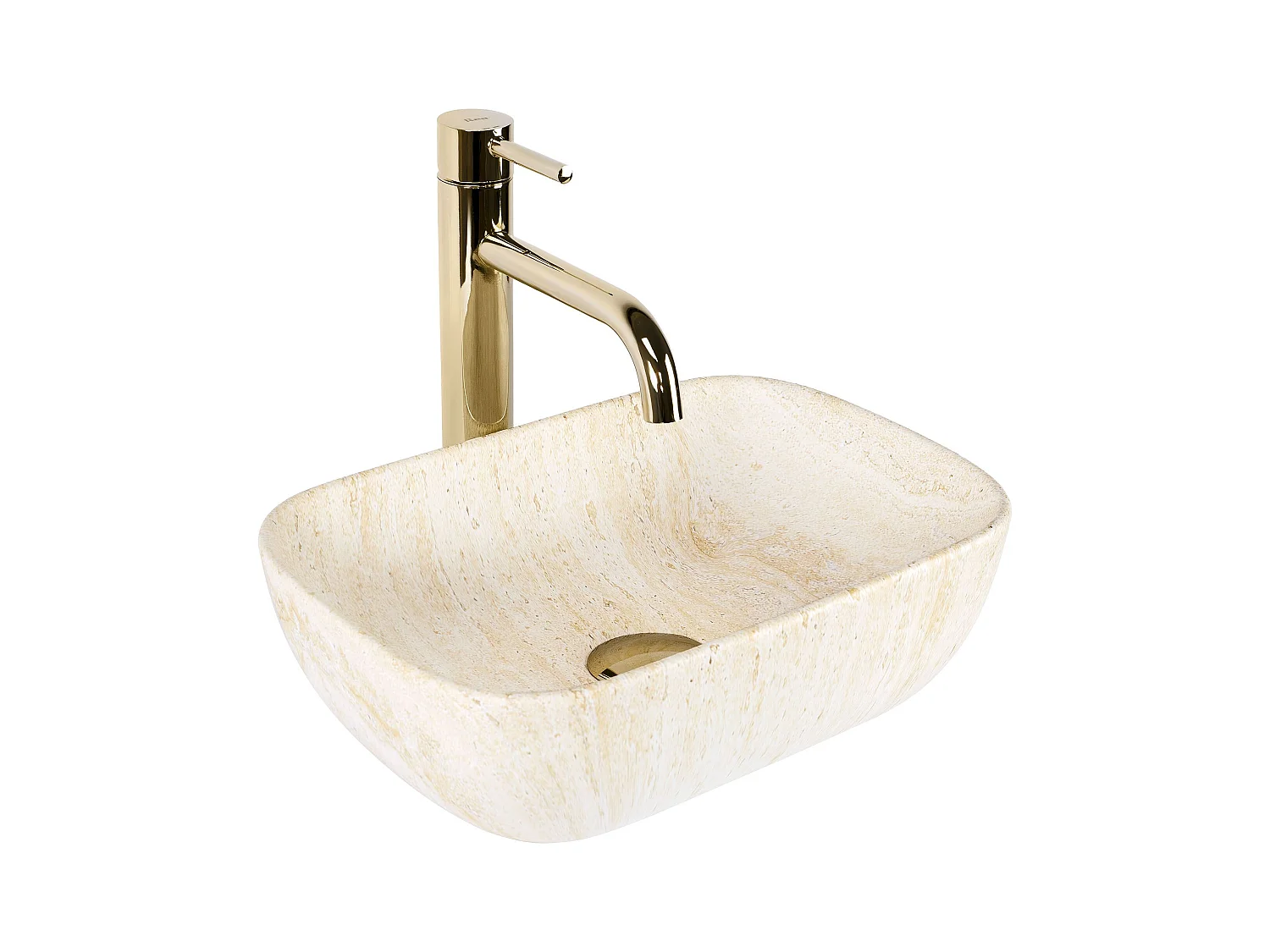 Vasque À Poser Rea Belinda Mini Beige