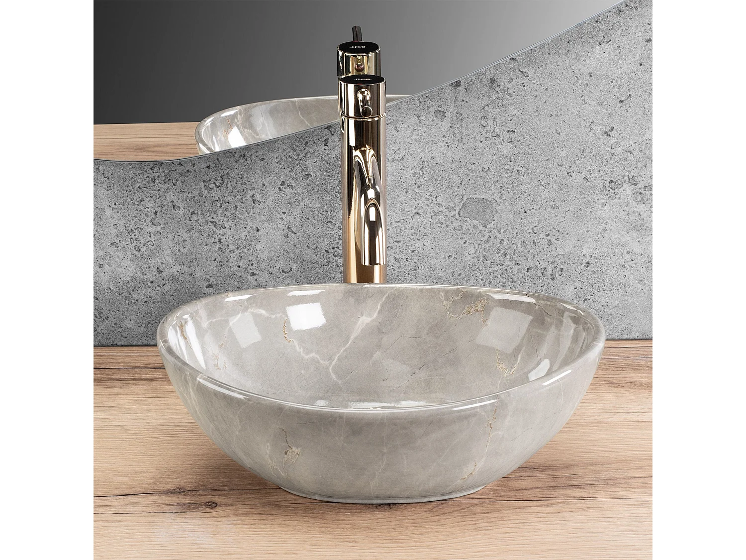 Opzetwastafel Rea Sofia Mini Kashmir Grey