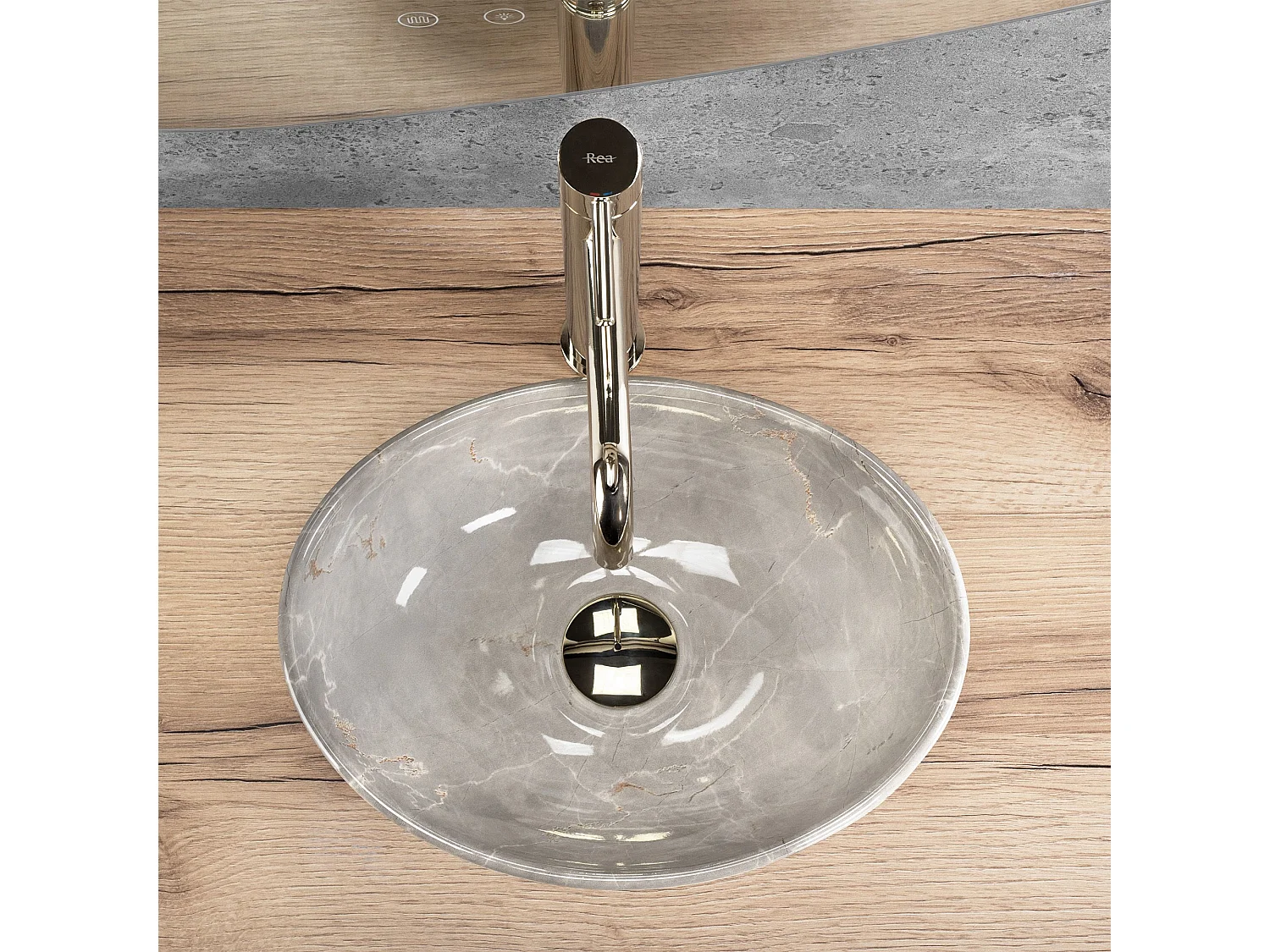 Opzetwastafel Rea Sofia Mini Kashmir Grey