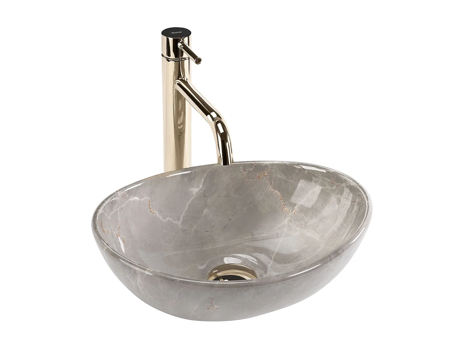 Vasque À Poser Rea Sofia Mini Kashmir Grey