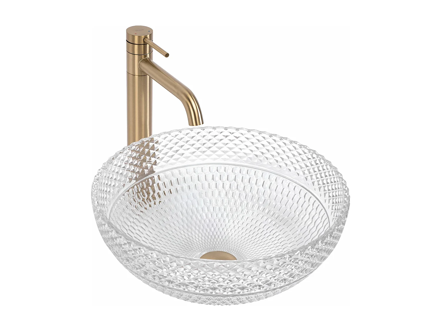 Rea countertop washbasin SUE Transparent