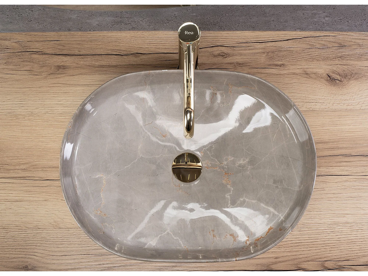 Opzetwastafel Rea Nadia 50 Kashmir Grey