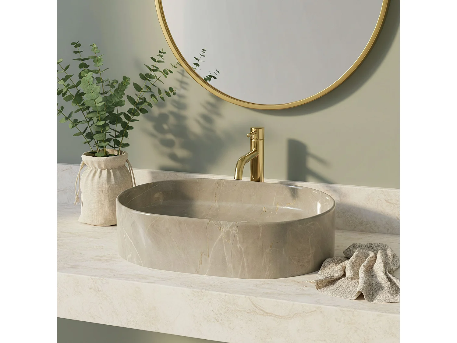 Vasque À Poser Rea Nadia 50 Kashmir Grey