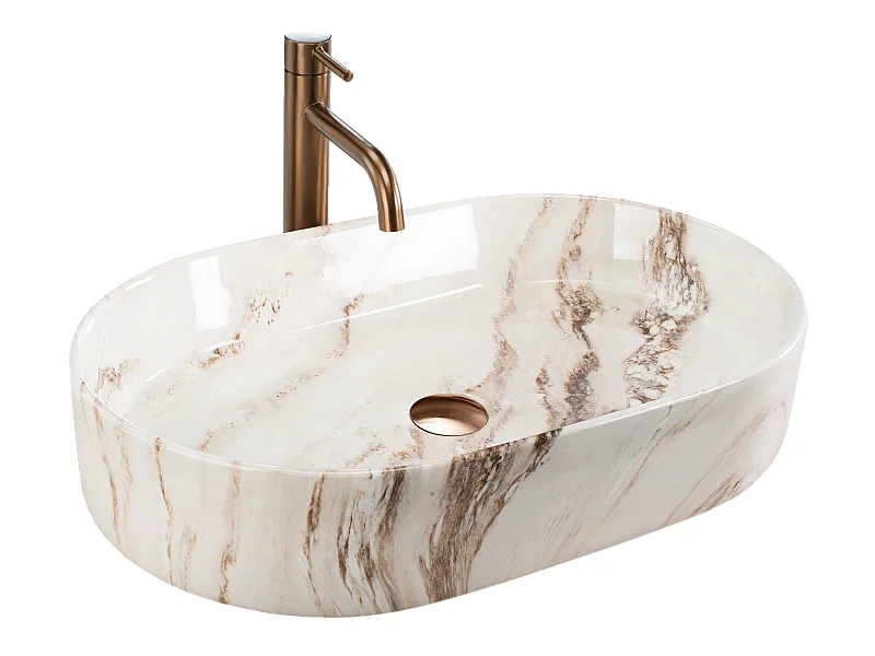 Opzetwastafel Rea Nadia 60 Grey