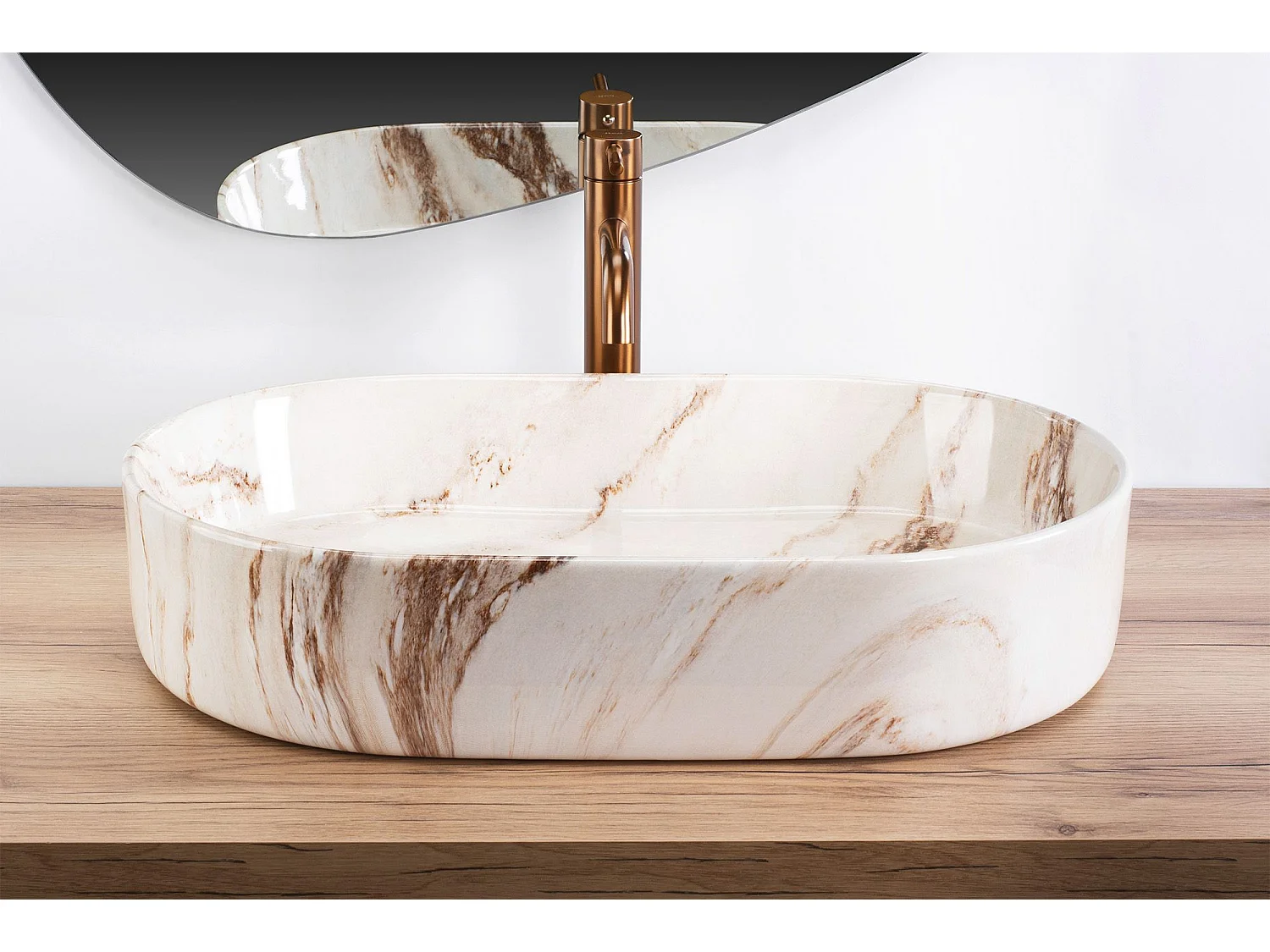 Vasque À Poser Rea Nadia 60 Grey