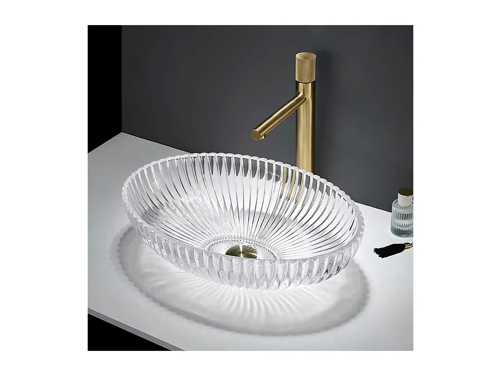 Aufsatzwaschbecken Rea Nicole Transparent