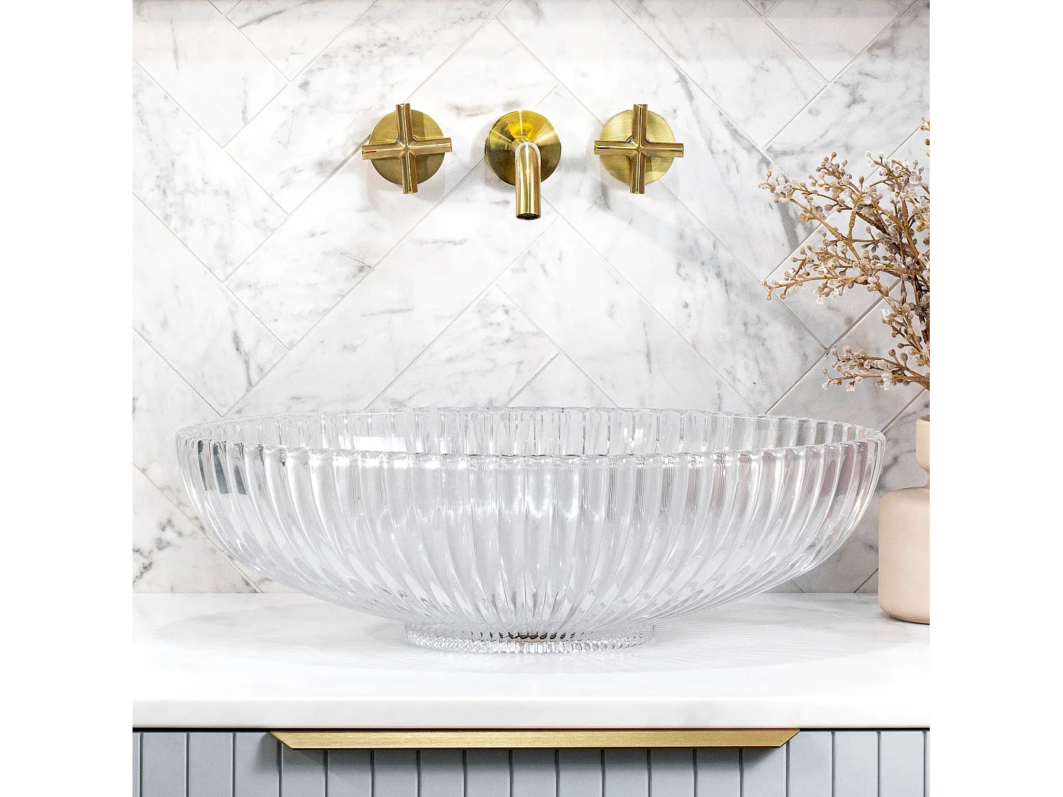 Vasque À Poser Rea Nicole Transparent