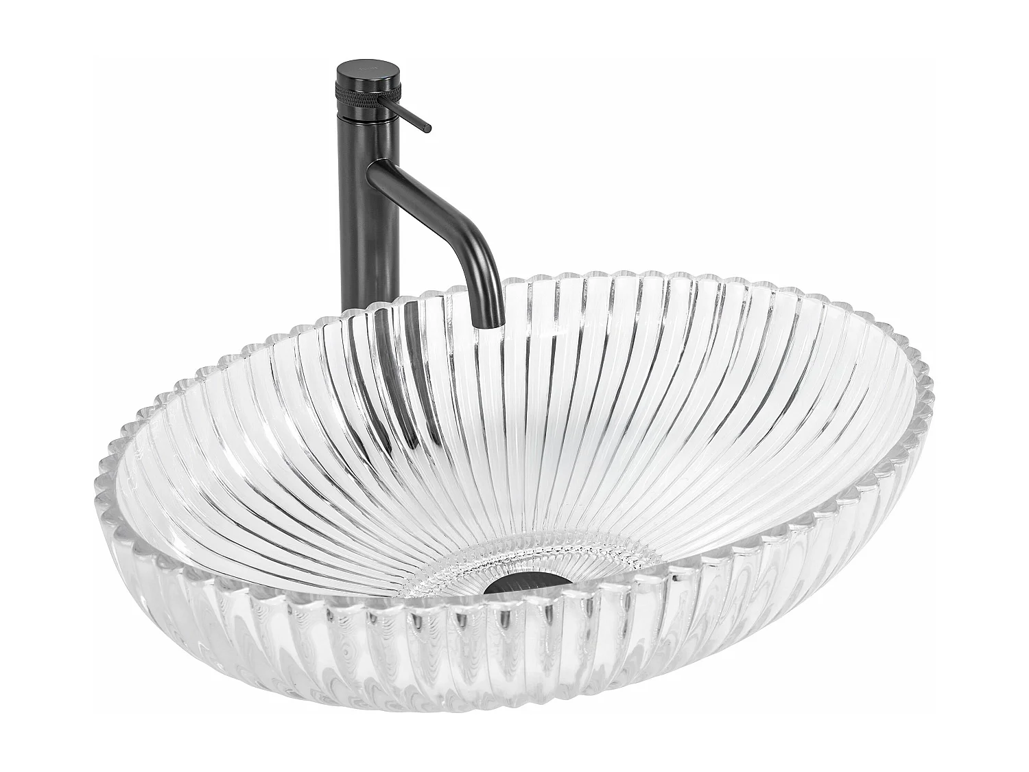 Vasque À Poser Rea Nicole Transparent