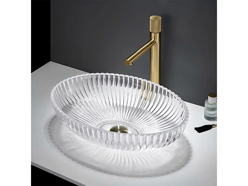 Vasque À Poser Rea Nicole Transparent