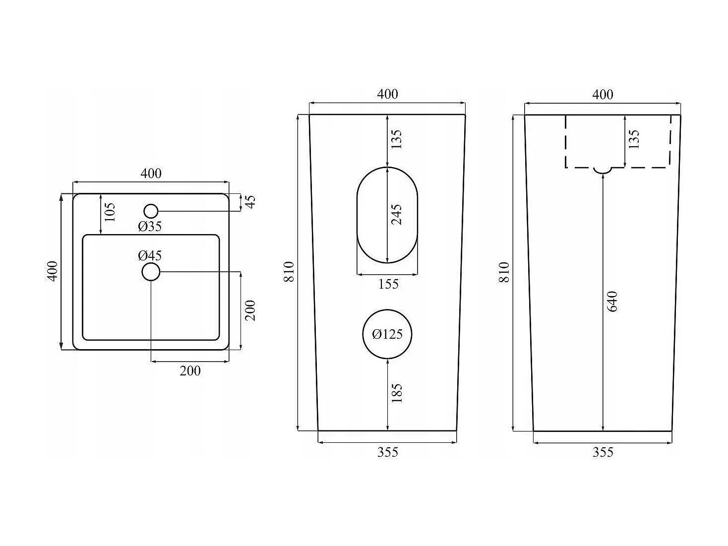Lavatório Autônomo Rea Frisa White