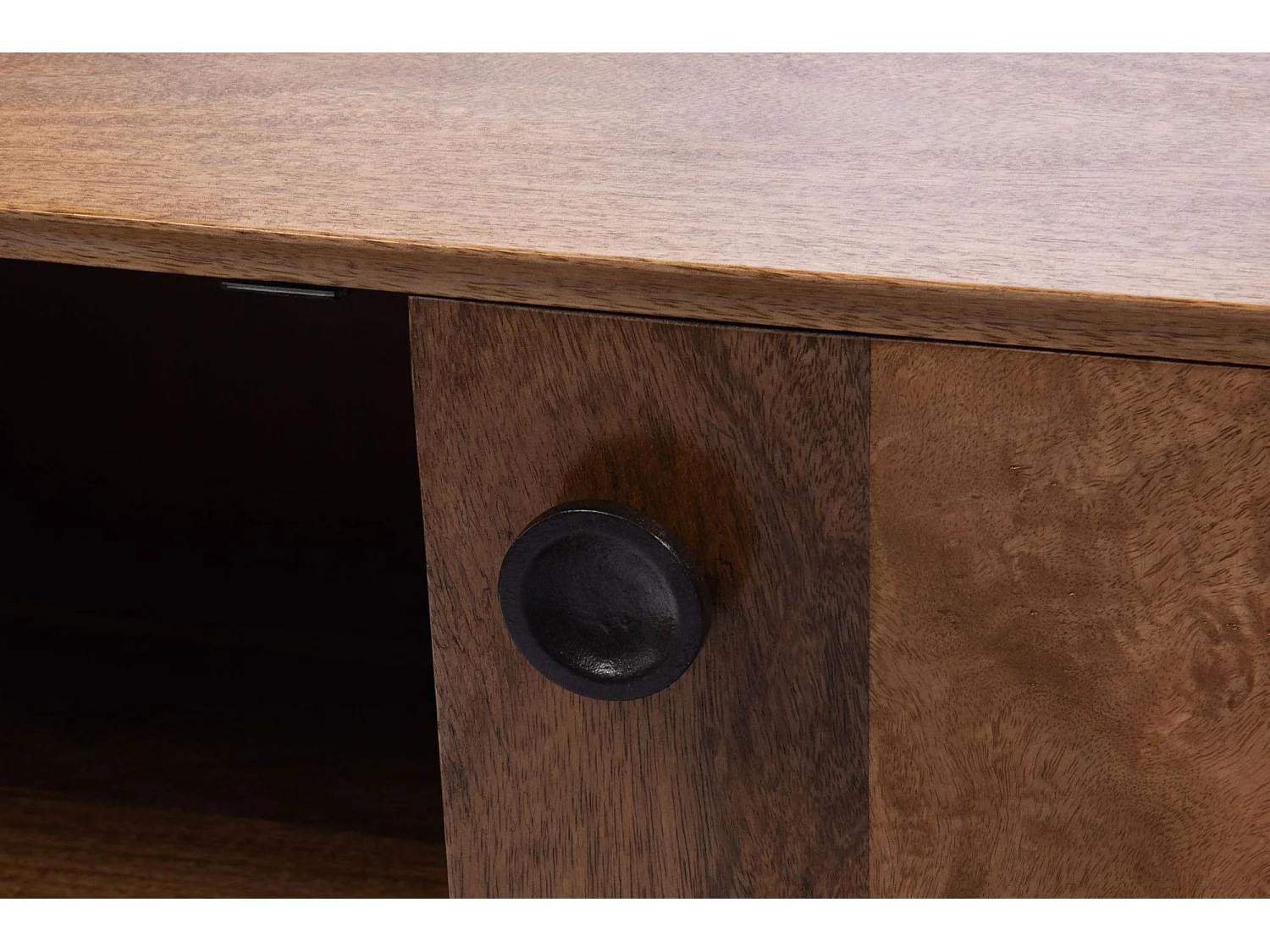 Meuble TV en manguier 2 portes 1 tiroir L150 - GIL