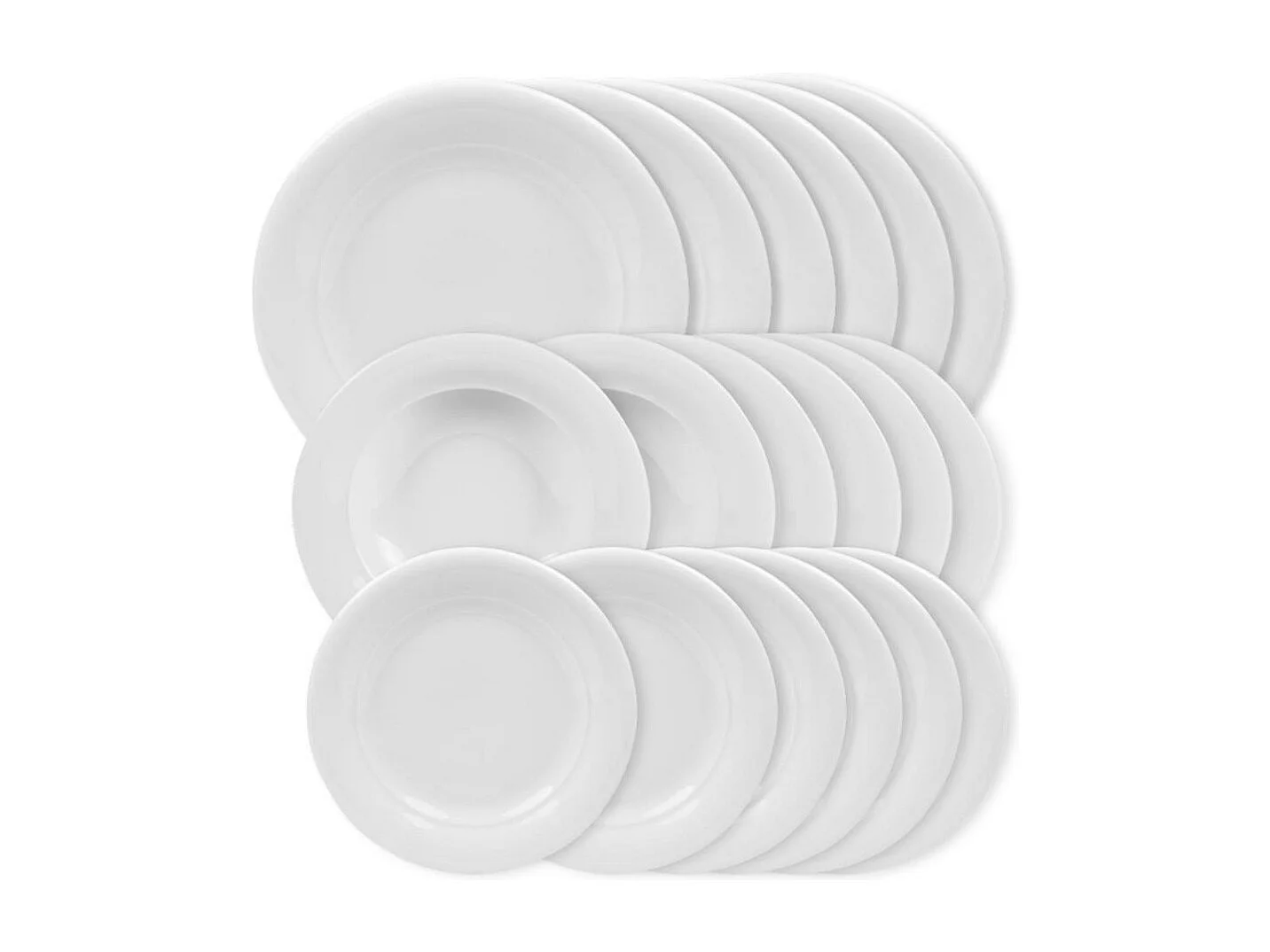 Service d'assiettes 18 pièces Artemis