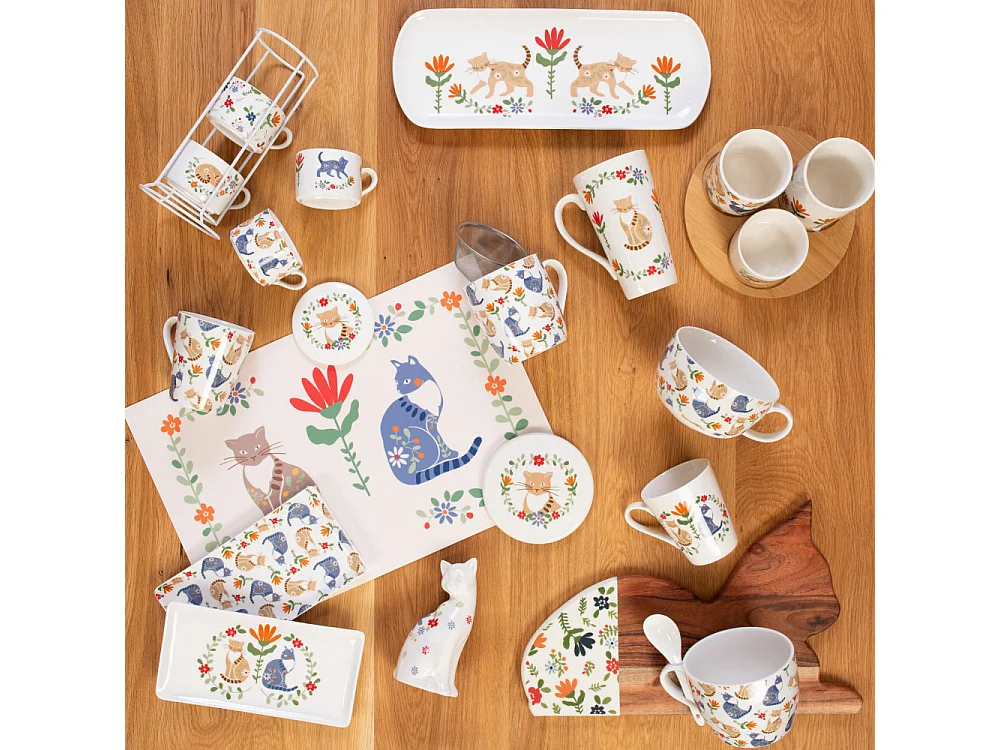 Coffret rack 4 tasses Loris 10cl