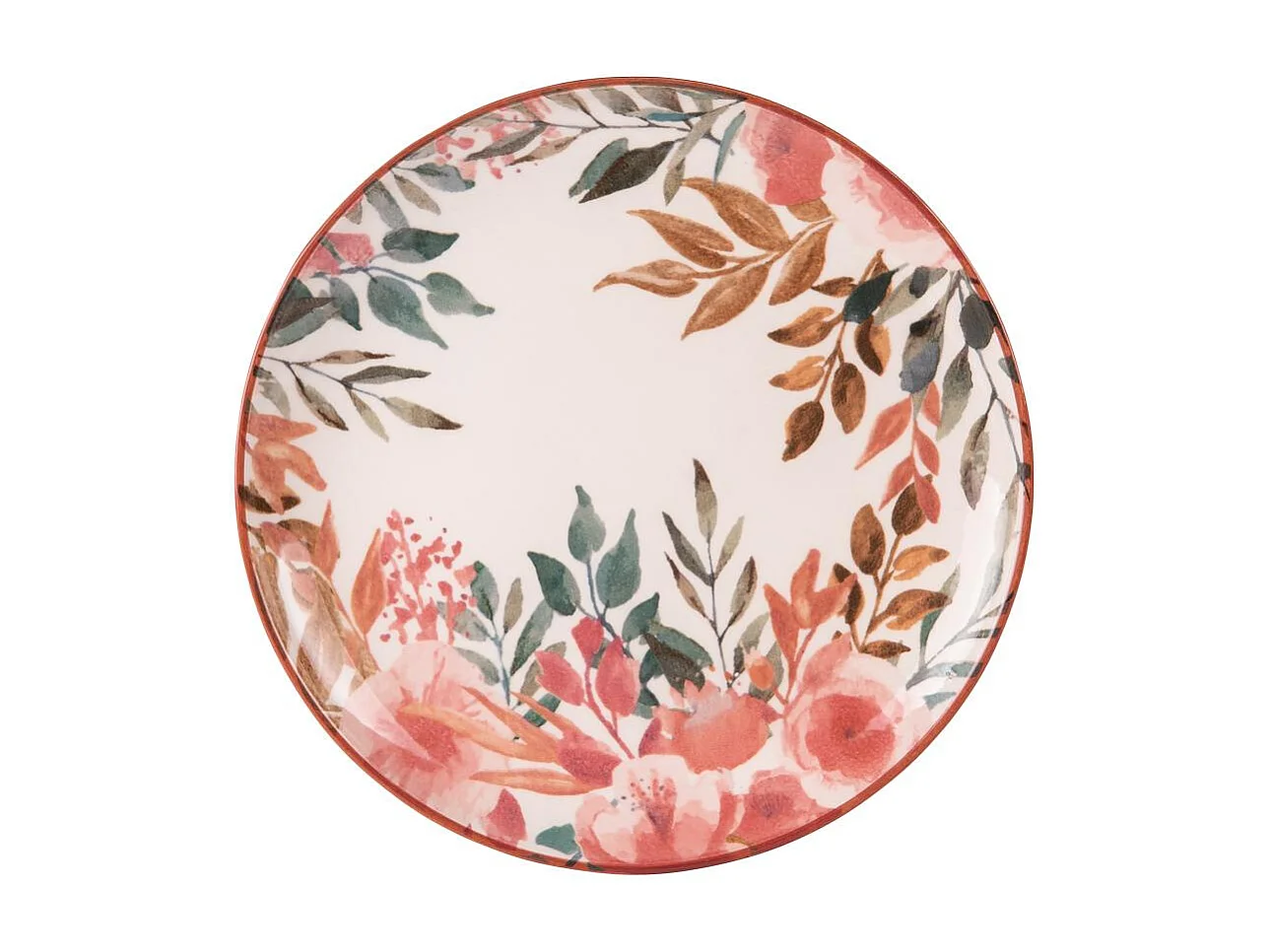 Service d'assiettes 18 pièces Pink Flor